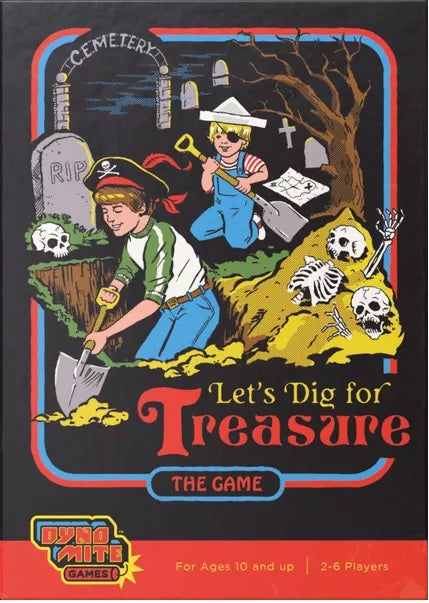 STEVEN RHODES: LET'S DIG FOR TREASURE Board Game Cryptozoic Entertainment    | Red Claw Gaming