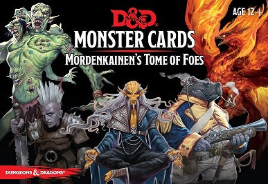 D&D MONSTER CARDS: MORDENKAINEN'S TOME OF FOES D&D Book Wizards of the Coast    | Red Claw Gaming