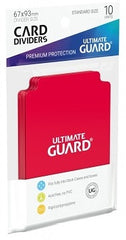Ultimate Guard Card Dividers card dividers Ultimate Guard Red   | Red Claw Gaming