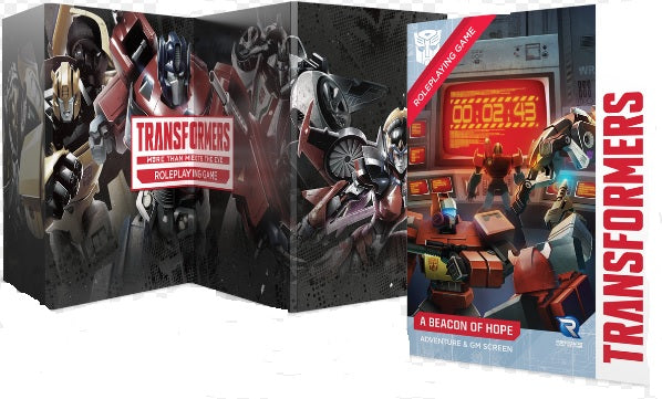 TRANSFORMERS BEACON OF HOPE ADVENTURE GM SCREEN RPG Book Renegade Games    | Red Claw Gaming