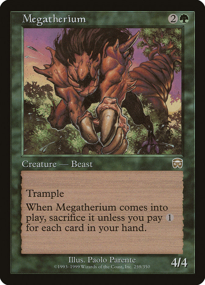 Megatherium [Mercadian Masques] MTG Single Magic: The Gathering | Red Claw Gaming