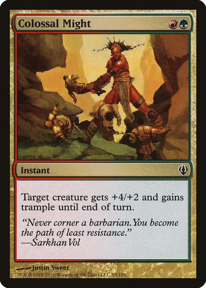 Colossal Might [Archenemy] MTG Single Magic: The Gathering | Red Claw Gaming