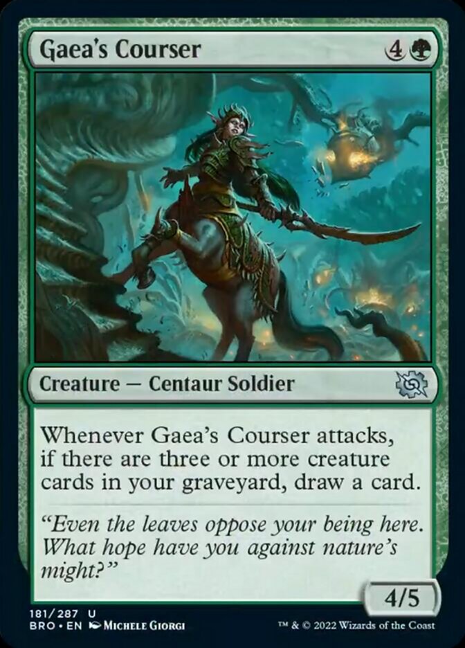 Gaea's Courser [The Brothers' War] MTG Single Magic: The Gathering | Red Claw Gaming