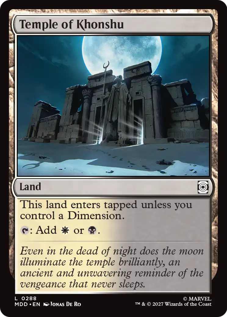 Temple of Khonshu [Marvel: Darkhold Destiny] | Red Claw Gaming