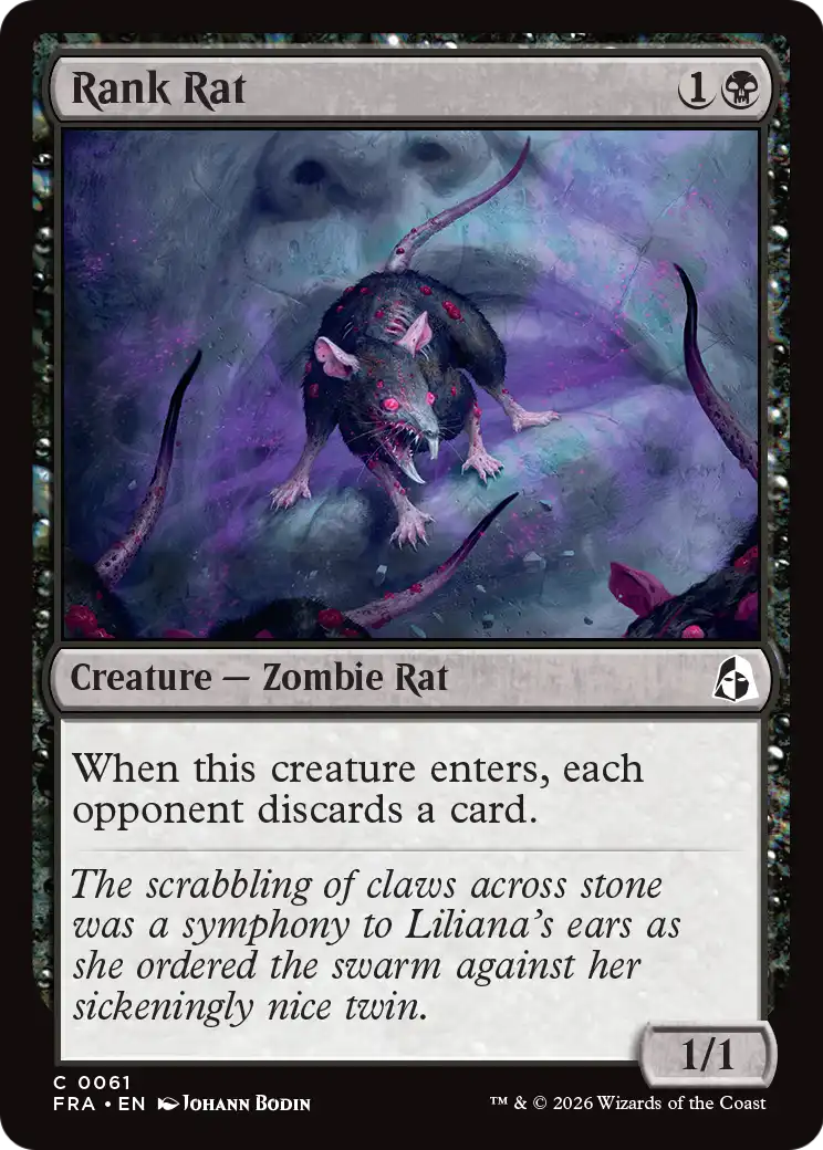 Rank Rat [Reality Fracture] MTG Single Magic: The Gathering | Red Claw Gaming