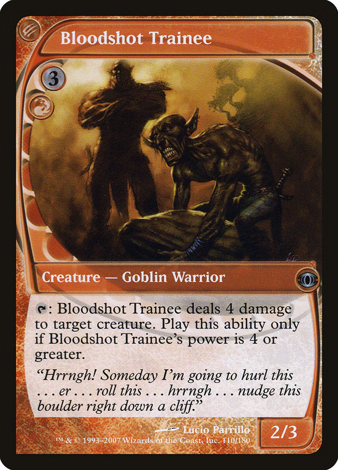 Bloodshot Trainee [Future Sight] MTG Single Magic: The Gathering | Red Claw Gaming