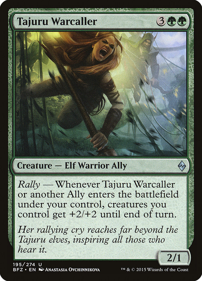 Tajuru Warcaller [Battle for Zendikar] MTG Single Magic: The Gathering | Red Claw Gaming