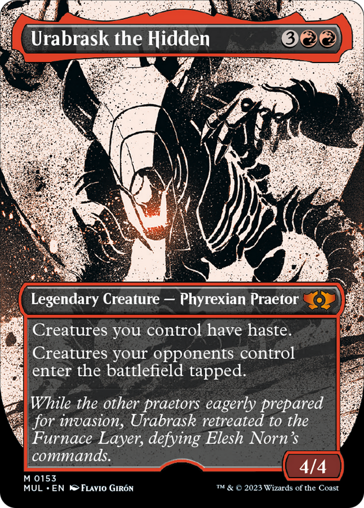 Urabrask the Hidden (Halo Foil) [Multiverse Legends] MTG Single Magic: The Gathering | Red Claw Gaming