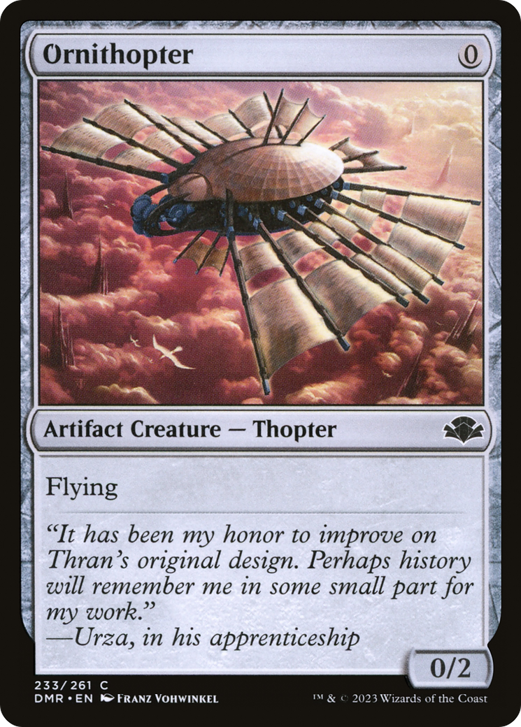 Ornithopter [Dominaria Remastered] MTG Single Magic: The Gathering | Red Claw Gaming