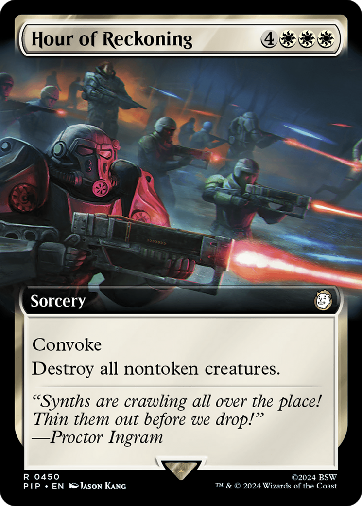 Hour of Reckoning (Extended Art) [Fallout] MTG Single Magic: The Gathering | Red Claw Gaming