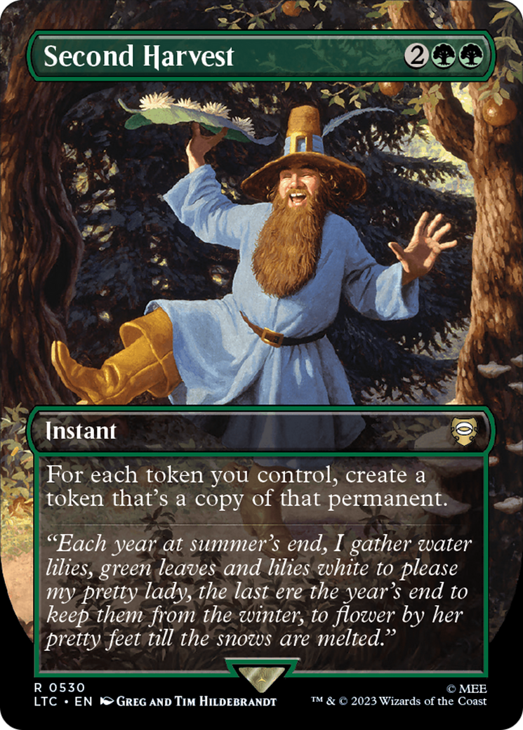 Second Harvest (Borderless) [The Lord of the Rings: Tales of Middle-Earth Commander] MTG Single Magic: The Gathering | Red Claw Gaming