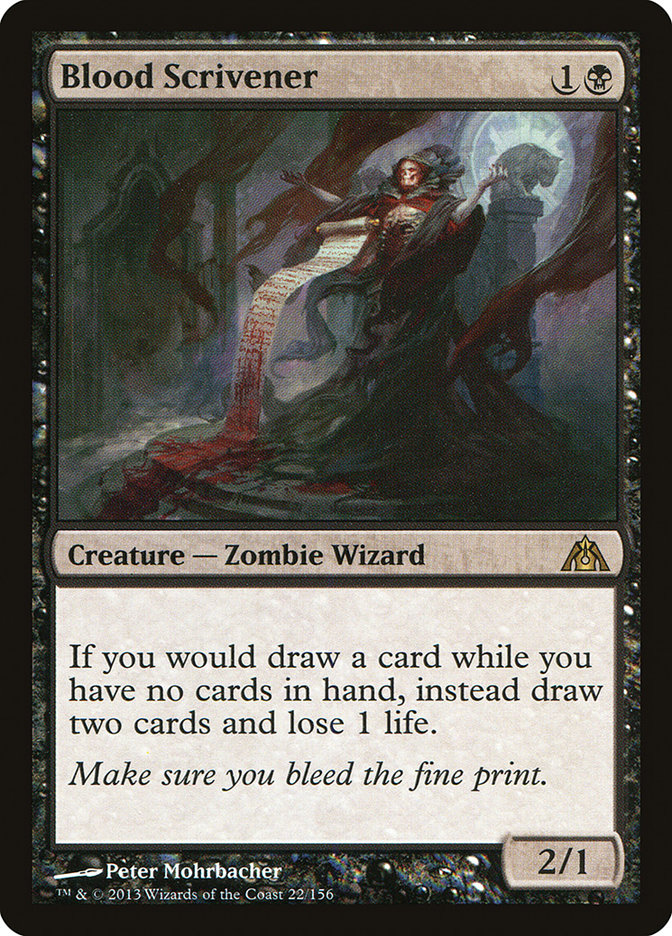 Blood Scrivener [Dragon's Maze] MTG Single Magic: The Gathering | Red Claw Gaming
