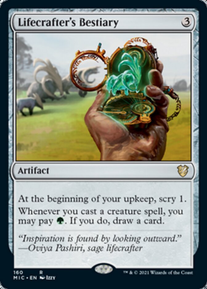 Lifecrafter's Bestiary [Innistrad: Midnight Hunt Commander] MTG Single Magic: The Gathering | Red Claw Gaming