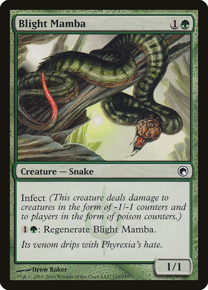 Blight Mamba [Scars of Mirrodin] MTG Single Magic: The Gathering | Red Claw Gaming