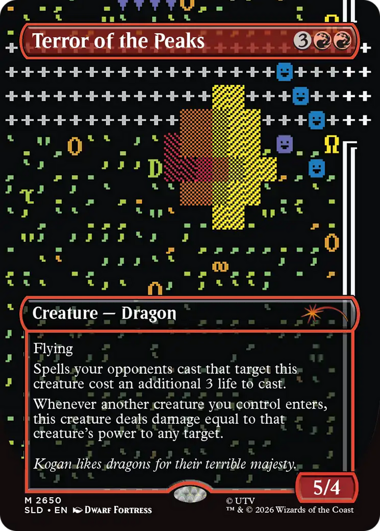 Terror of the Peaks [Secret Lair Drop Series] MTG Single Magic: The Gathering | Red Claw Gaming