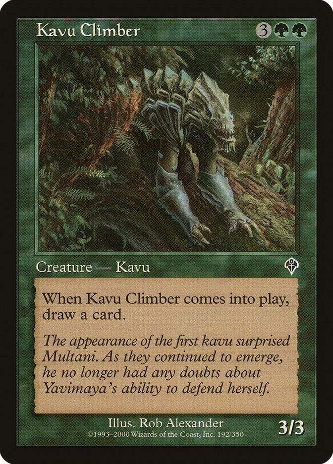 Kavu Climber [Invasion] MTG Single Magic: The Gathering | Red Claw Gaming