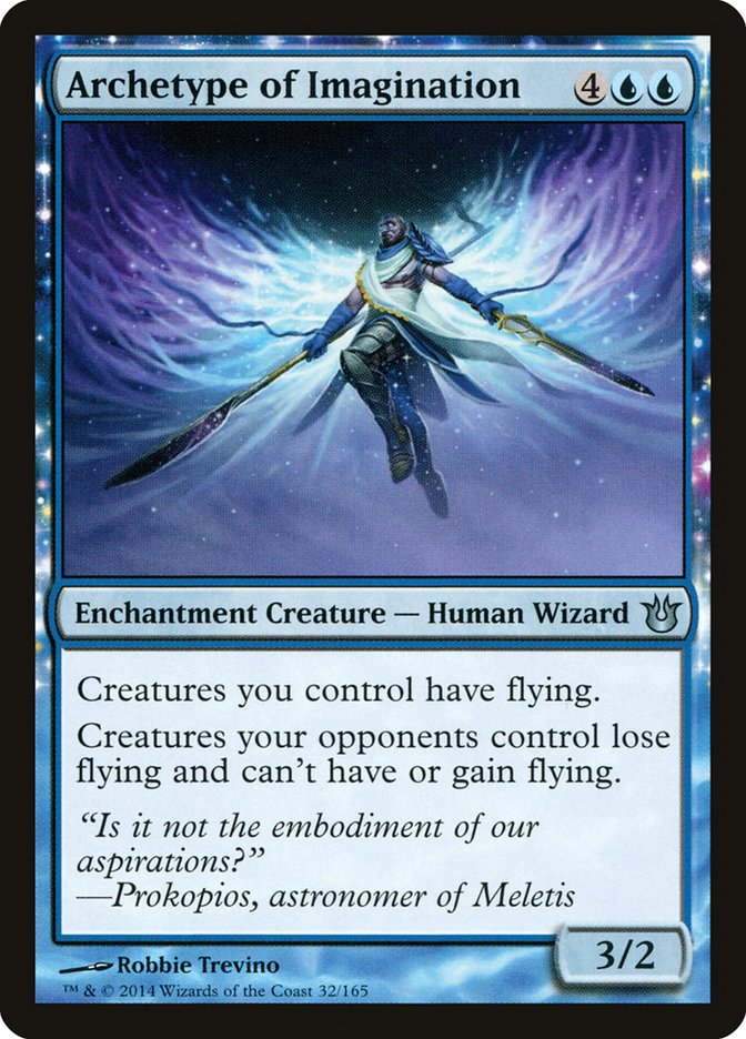 Archetype of Imagination [Born of the Gods] MTG Single Magic: The Gathering | Red Claw Gaming