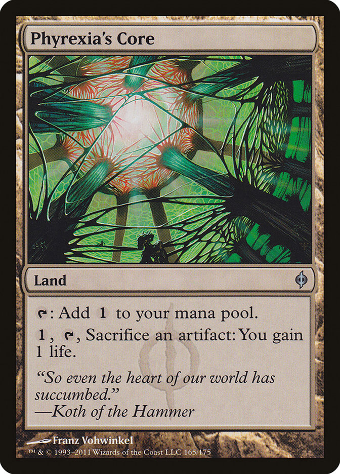 Phyrexia's Core [New Phyrexia] MTG Single Magic: The Gathering | Red Claw Gaming