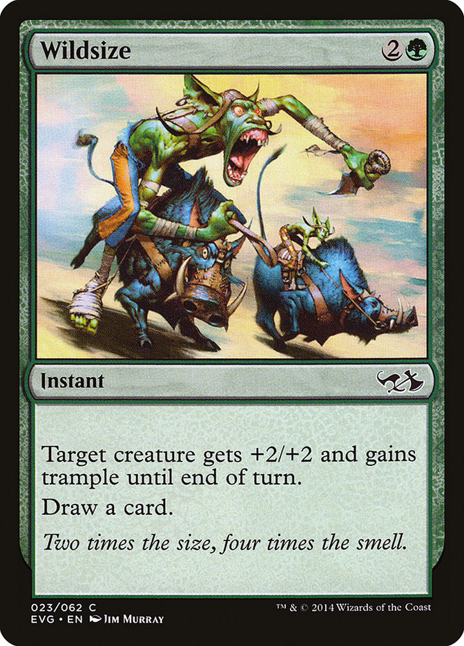 Wildsize (Elves vs. Goblins) [Duel Decks Anthology] MTG Single Magic: The Gathering | Red Claw Gaming