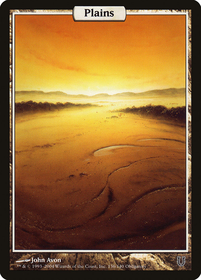 Plains (136) [Unhinged] MTG Single Magic: The Gathering | Red Claw Gaming