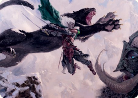 Drizzt Do'Urden Art Card [Dungeons & Dragons: Adventures in the Forgotten Realms Art Series] MTG Single Magic: The Gathering | Red Claw Gaming