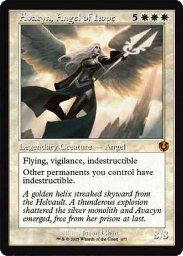 Avacyn, Angel of Hope (Retro Frame) [Innistrad Remastered] MTG Single Magic: The Gathering | Red Claw Gaming