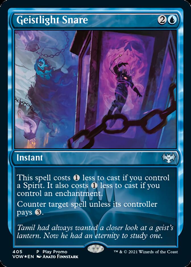 Geistlight Snare (Play Promo) [Innistrad: Crimson Vow] MTG Single Magic: The Gathering | Red Claw Gaming