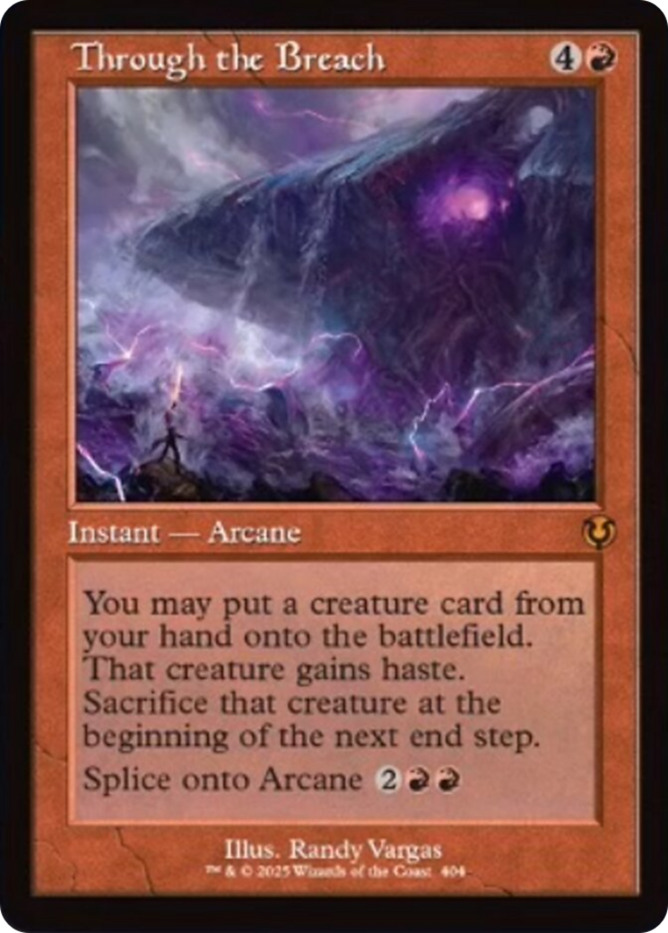 Through the Breach (Retro Frame) [Innistrad Remastered] MTG Single Magic: The Gathering | Red Claw Gaming