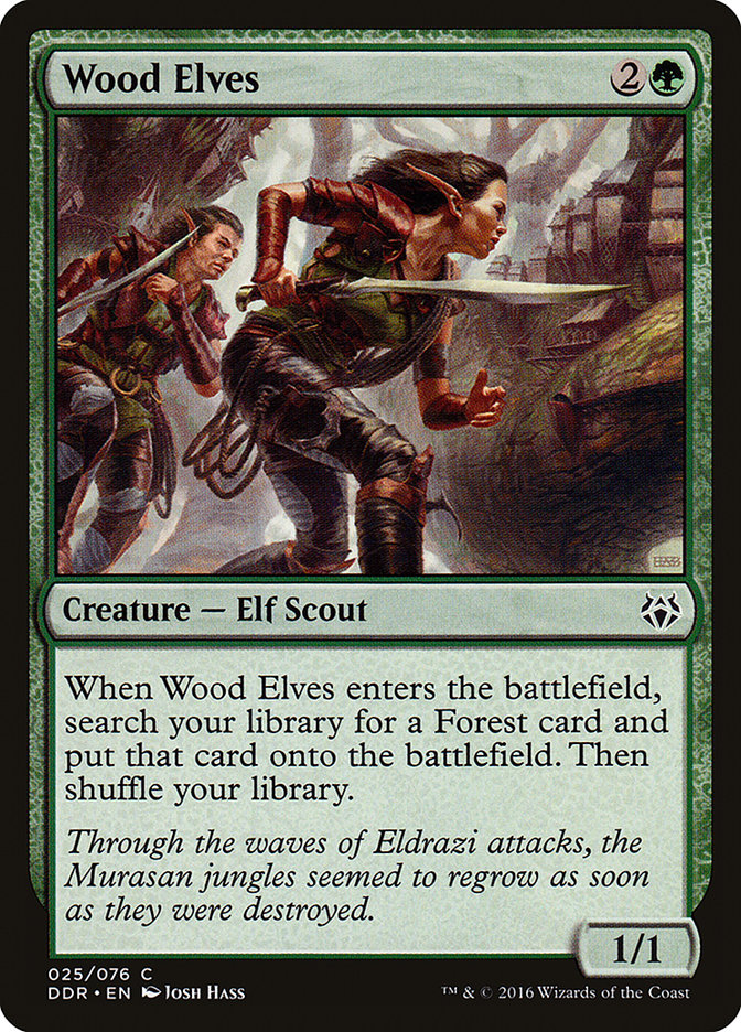 Wood Elves [Duel Decks: Nissa vs. Ob Nixilis] MTG Single Magic: The Gathering | Red Claw Gaming
