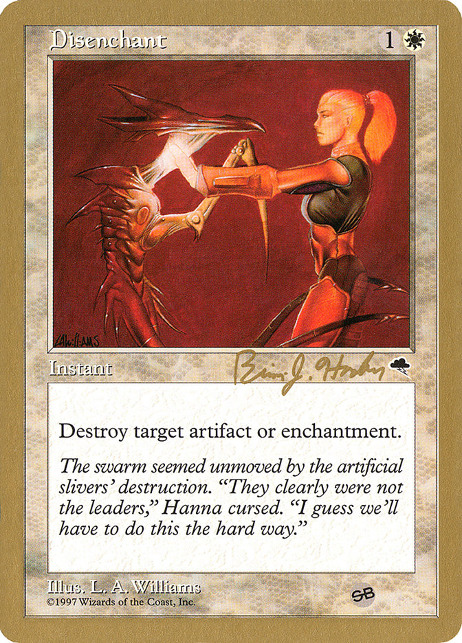 Disenchant (Brian Hacker) (SB) [World Championship Decks 1998] MTG Single Magic: The Gathering | Red Claw Gaming