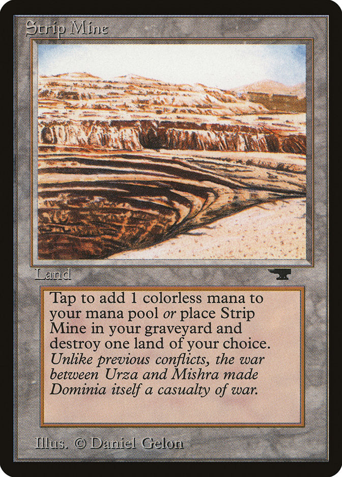 Strip Mine (Sloped Horizon) [Antiquities] MTG Single Magic: The Gathering | Red Claw Gaming