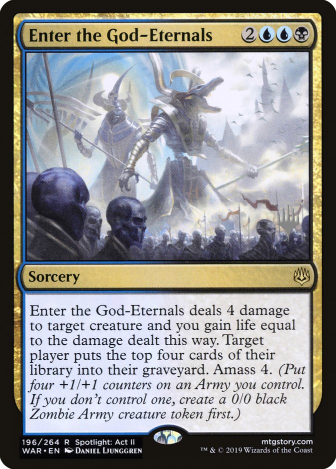 Enter the God-Eternals (Promo Pack) [War of the Spark Promos] MTG Single Magic: The Gathering | Red Claw Gaming