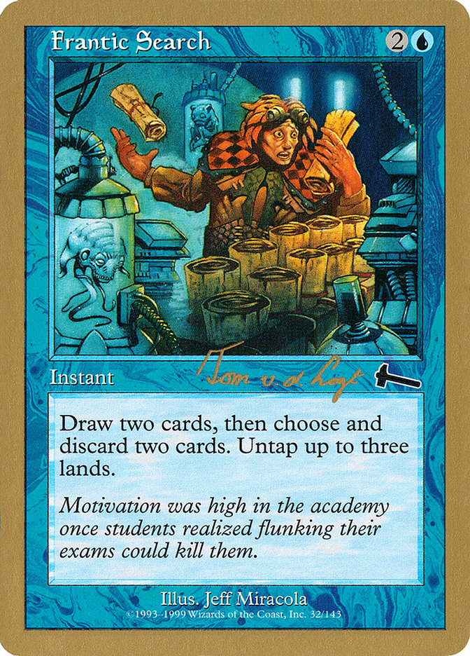 Frantic Search (Tom van de Logt) [World Championship Decks 2000] MTG Single Magic: The Gathering | Red Claw Gaming
