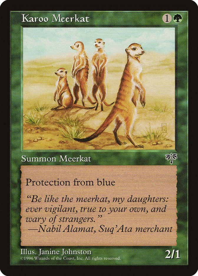 Karoo Meerkat [Mirage] MTG Single Magic: The Gathering | Red Claw Gaming