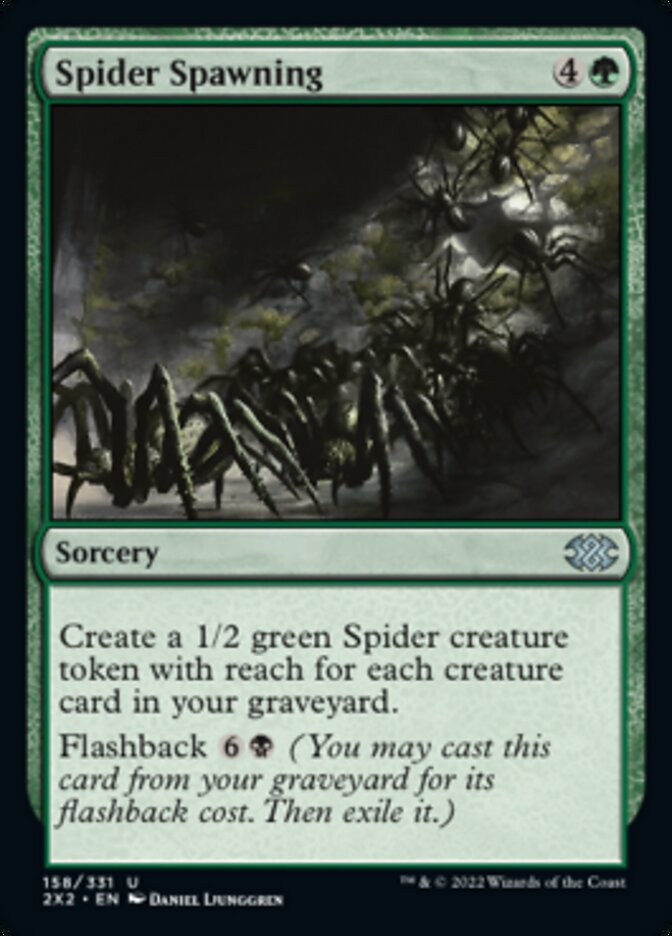 Spider Spawning [Double Masters 2022] MTG Single Magic: The Gathering    | Red Claw Gaming