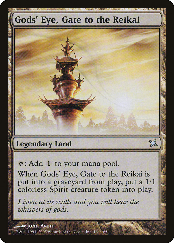 Gods' Eye, Gate to the Reikai [Betrayers of Kamigawa] MTG Single Magic: The Gathering | Red Claw Gaming
