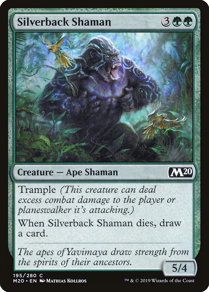 Silverback Shaman [Core Set 2020] MTG Single Magic: The Gathering | Red Claw Gaming