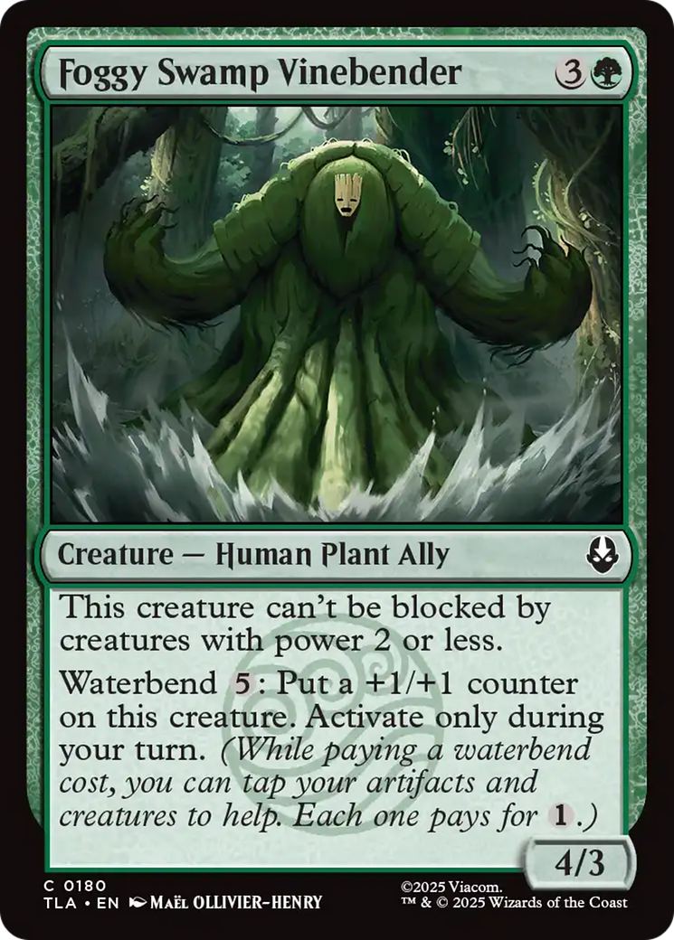 Foggy Swamp Vinebender [Avatar: The Last Airbender] MTG Single Magic: The Gathering | Red Claw Gaming