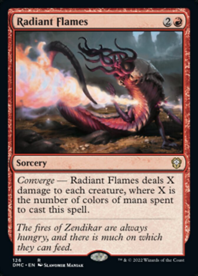 Radiant Flames [Dominaria United Commander] MTG Single Magic: The Gathering | Red Claw Gaming