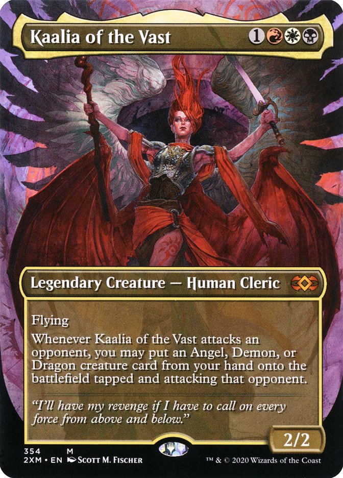 Kaalia of the Vast (Toppers) [Double Masters] MTG Single Magic: The Gathering | Red Claw Gaming