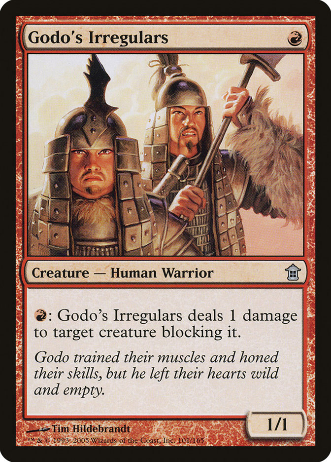 Godo's Irregulars [Saviors of Kamigawa] MTG Single Magic: The Gathering    | Red Claw Gaming