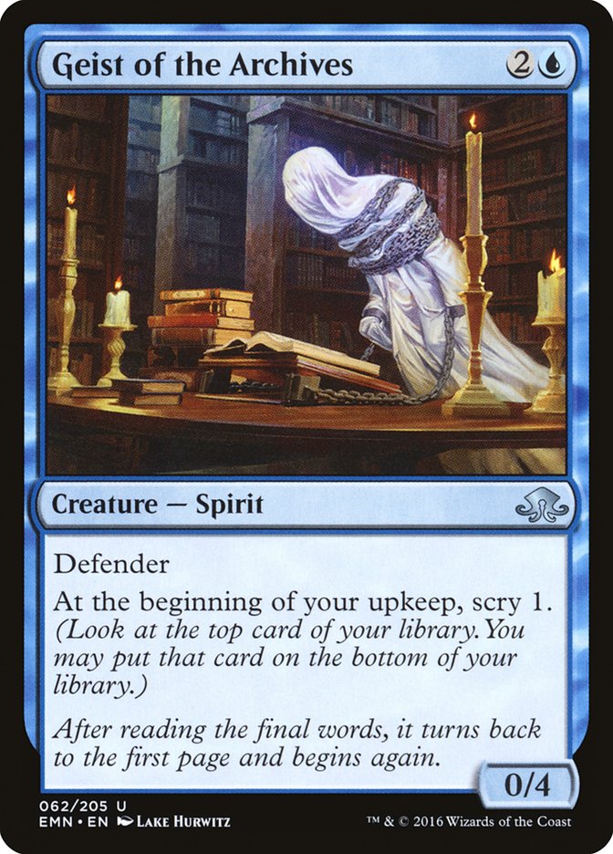 Geist of the Archives [Eldritch Moon] MTG Single Magic: The Gathering | Red Claw Gaming