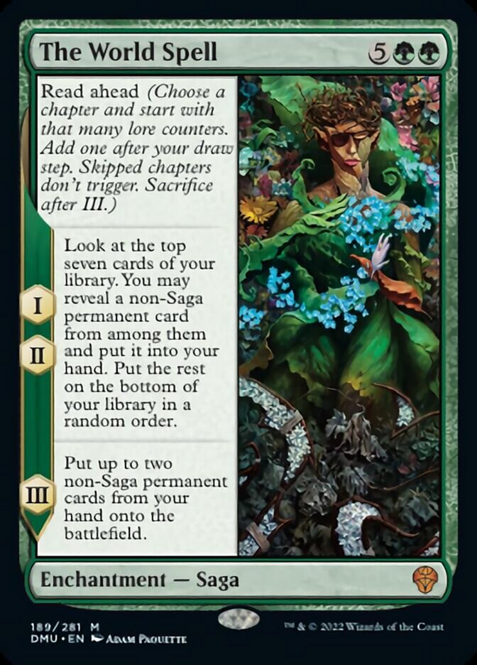 The World Spell [Dominaria United] MTG Single Magic: The Gathering | Red Claw Gaming