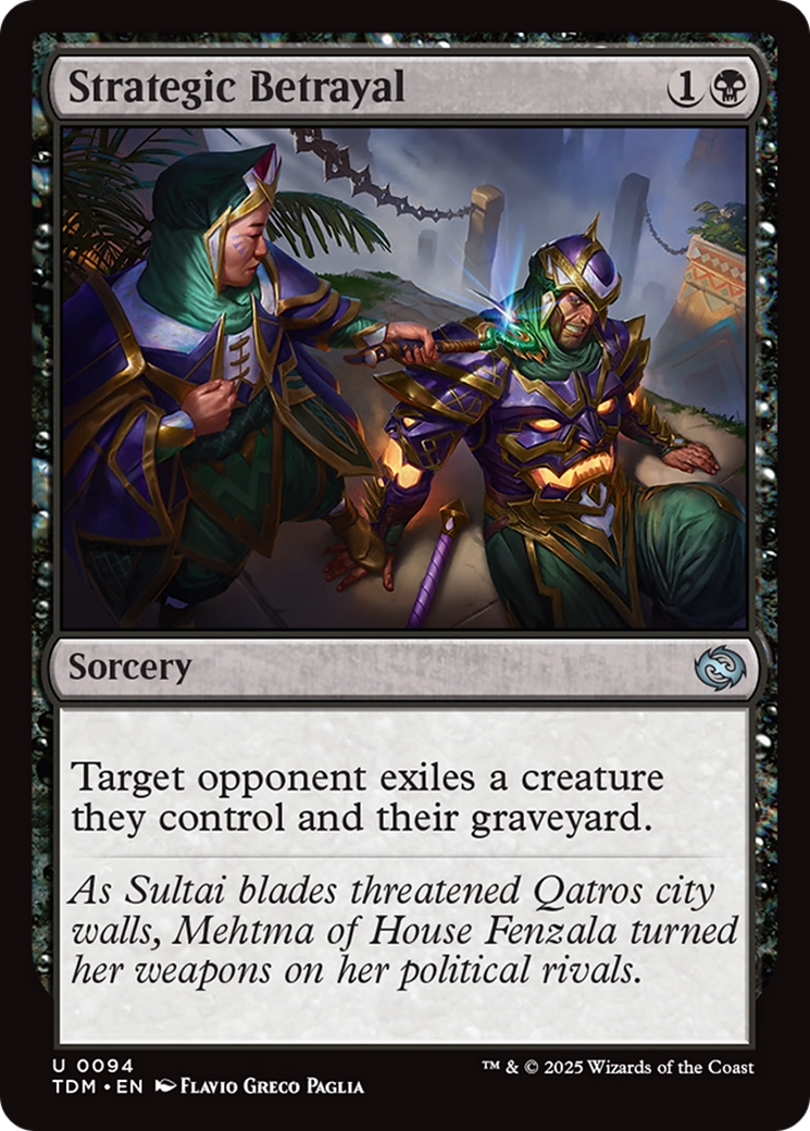 Strategic Betrayal [Tarkir: Dragonstorm] MTG Single Magic: The Gathering | Red Claw Gaming