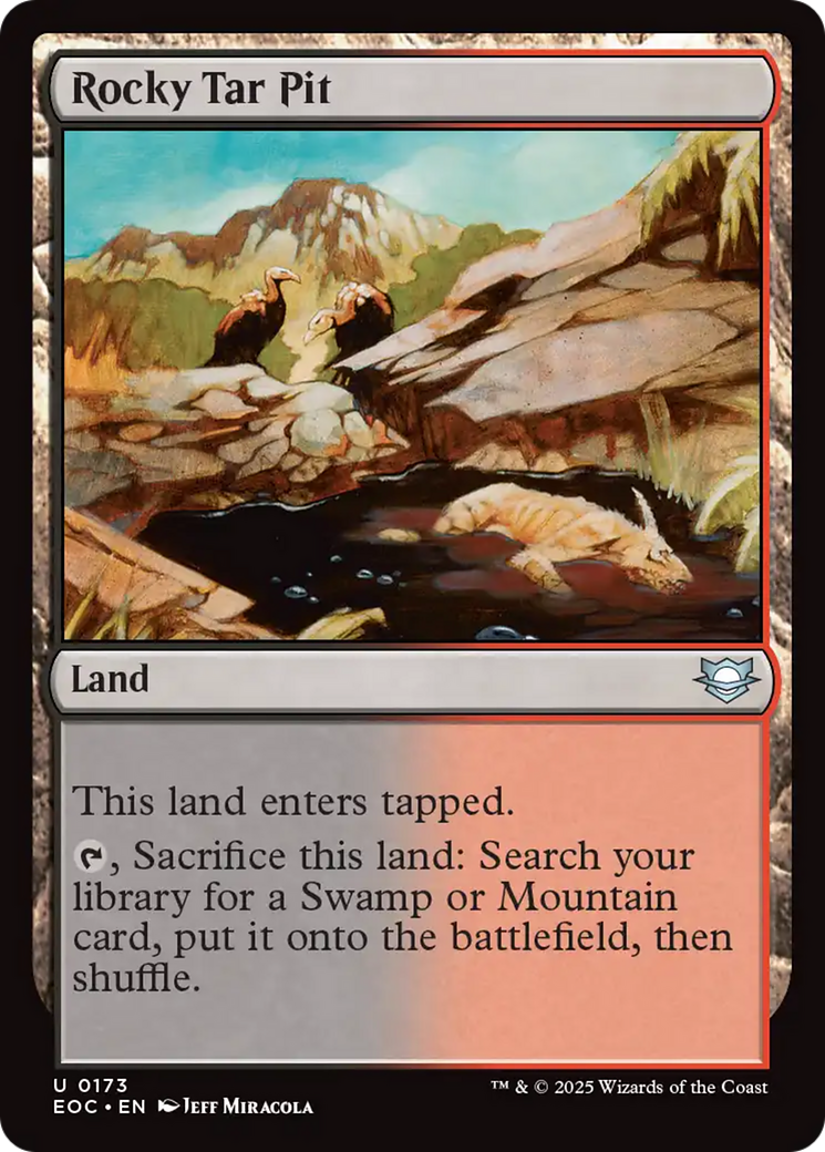 Rocky Tar Pit [Edge of Eternities Commander] MTG Single Magic: The Gathering | Red Claw Gaming