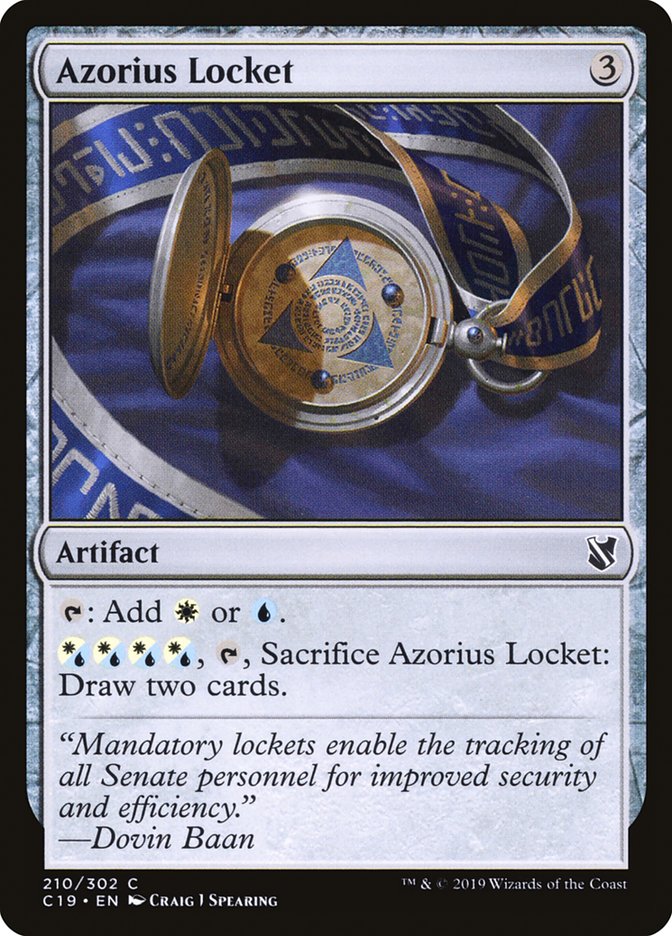 Azorius Locket [Commander 2019] MTG Single Magic: The Gathering | Red Claw Gaming