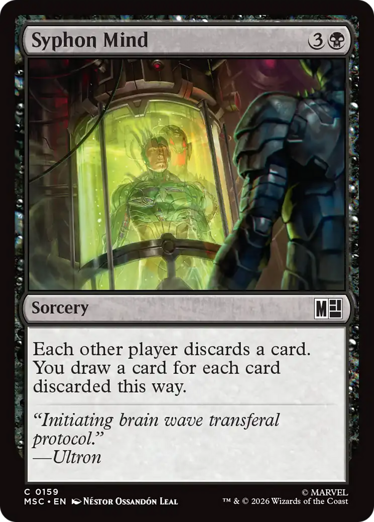Syphon Mind [Marvel Super Heroes Commander] MTG Single Magic: The Gathering | Red Claw Gaming