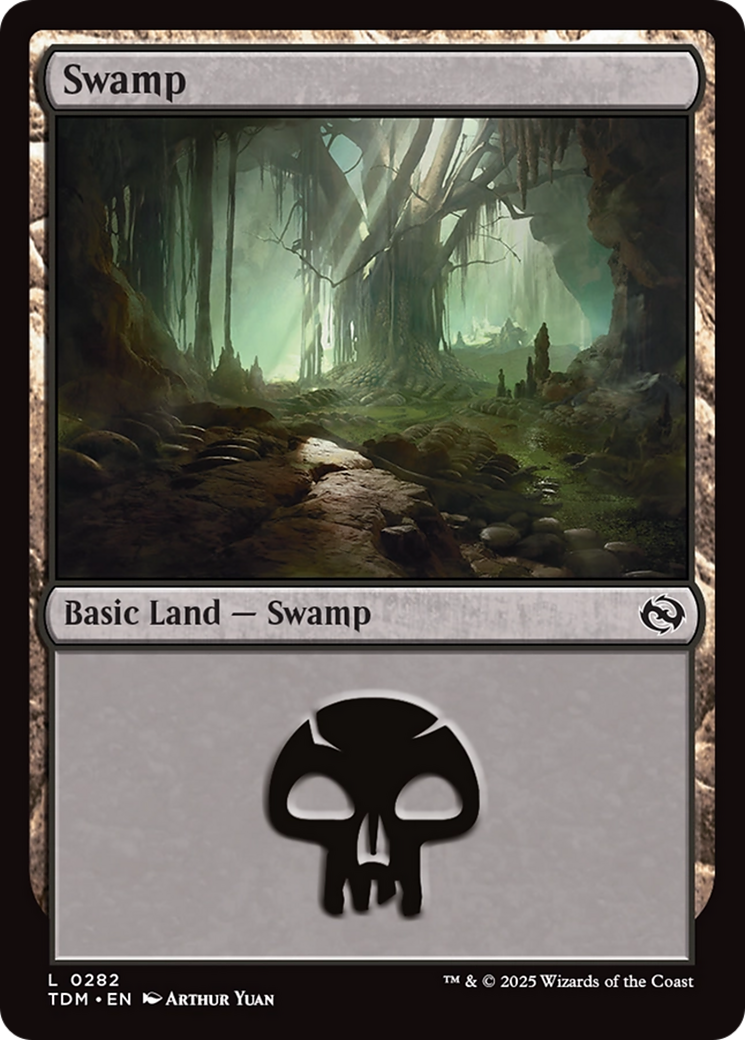 Swamp (0282) [Tarkir: Dragonstorm] MTG Single Magic: The Gathering | Red Claw Gaming