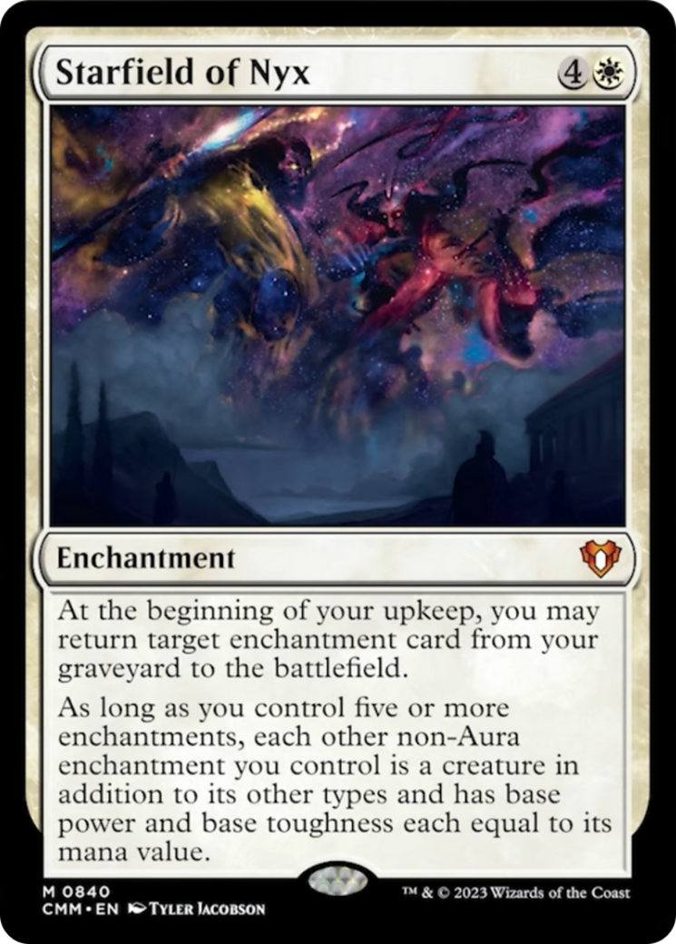 Starfield of Nyx [Commander Masters] MTG Single Magic: The Gathering | Red Claw Gaming