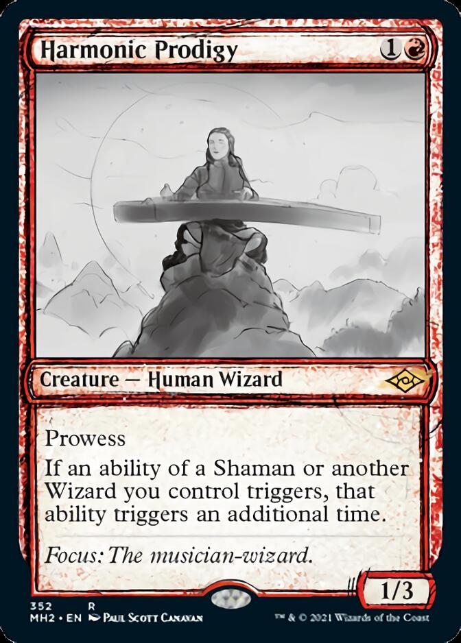 Harmonic Prodigy (Sketch) [Modern Horizons 2] MTG Single Magic: The Gathering | Red Claw Gaming
